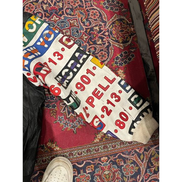 Vintage Pelle Pelle Black Leather Jacket Size 3XL - Picture 10 of 11